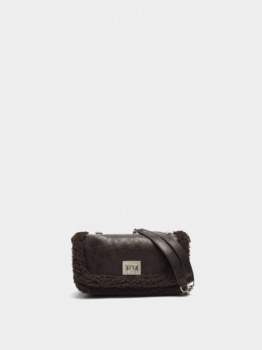 Party Bag With Fur Effect Borders