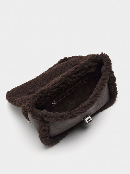 Party Bag With Fur Effect Borders