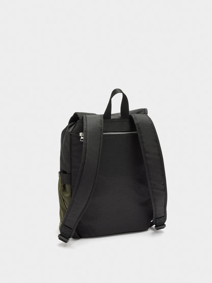 Colour Block Nylon Backpack For 15" Laptop