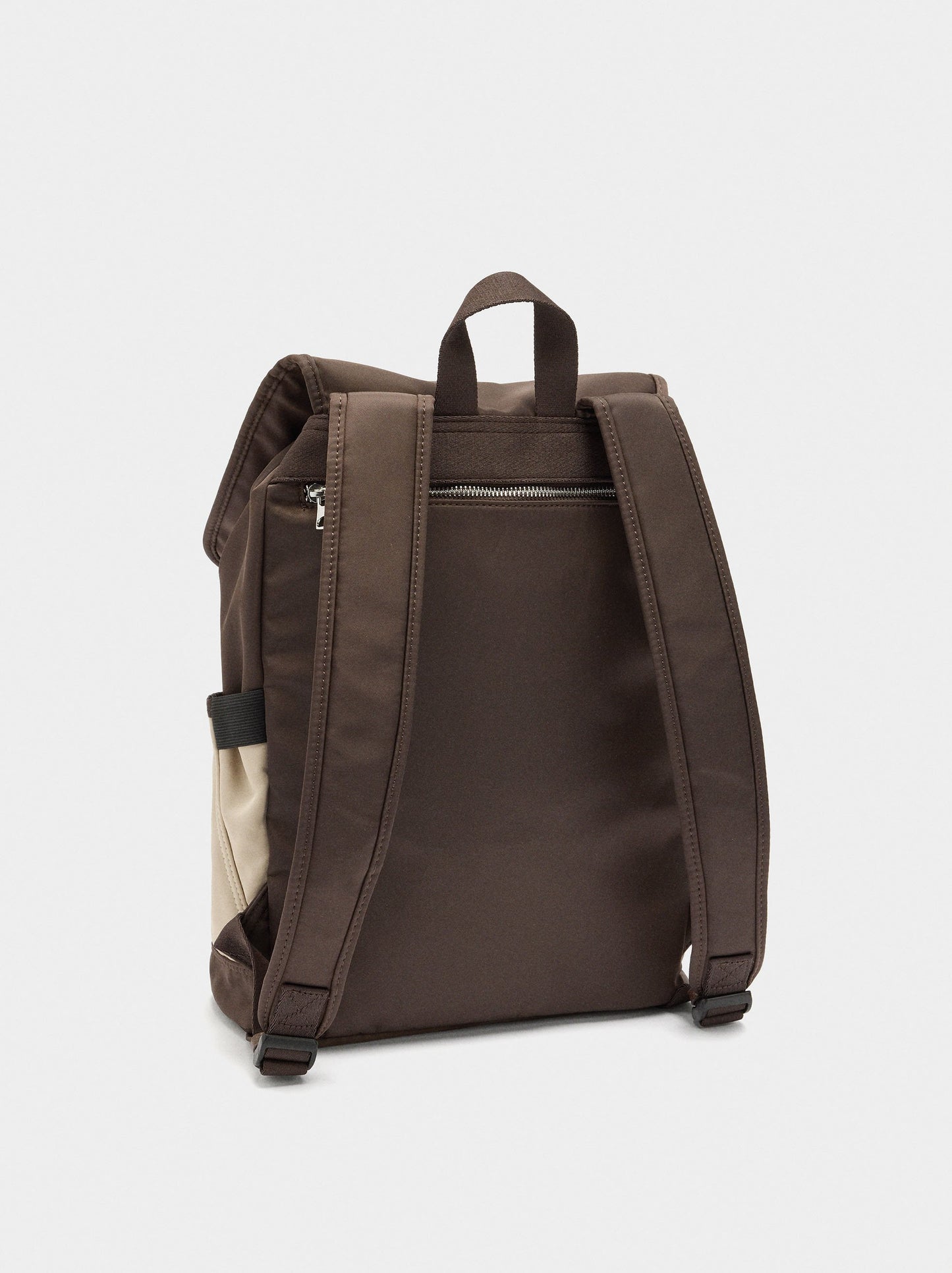 Colour Block Nylon Backpack For 13" Laptop