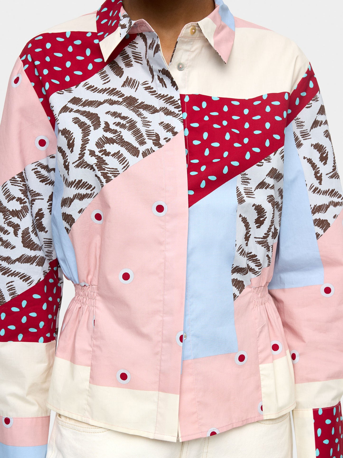 Collage Shirt 100% Cotton