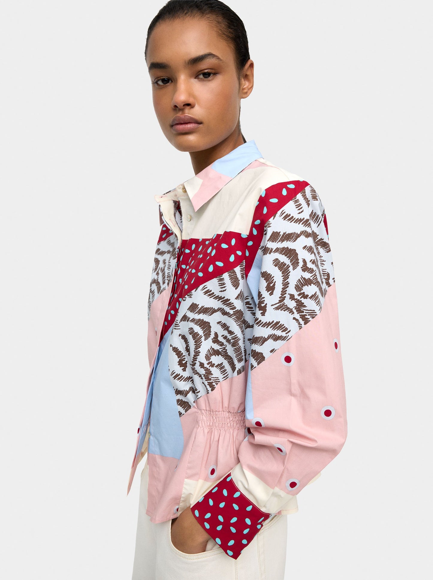 Collage Shirt 100% Cotton