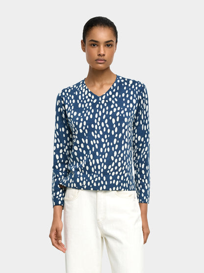 Patterned Knit Sweater