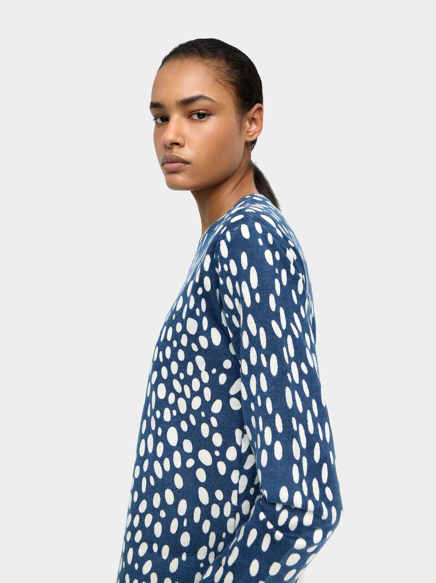 Patterned Knit Sweater