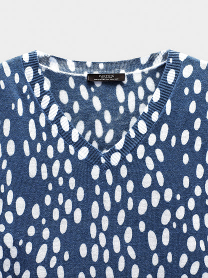Patterned Knit Sweater