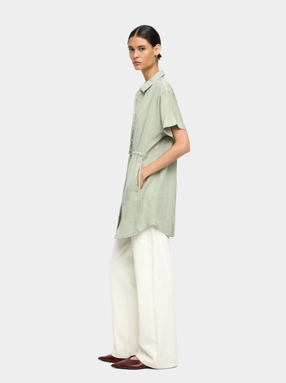 Shirt Dress With 100% Lyocell