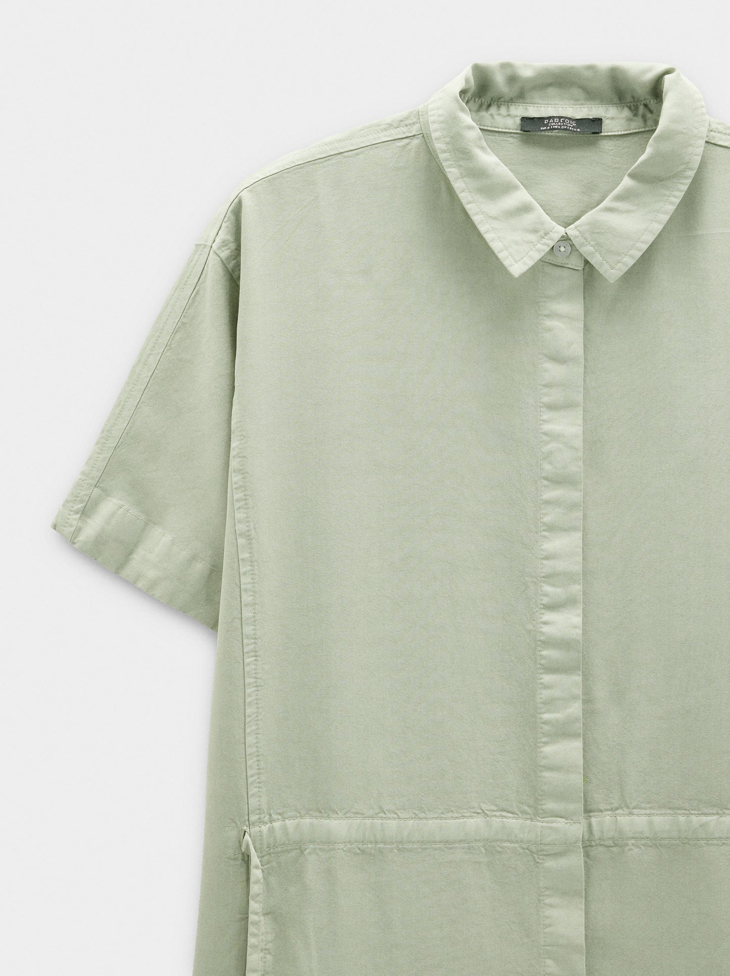 Shirt Dress With 100% Lyocell
