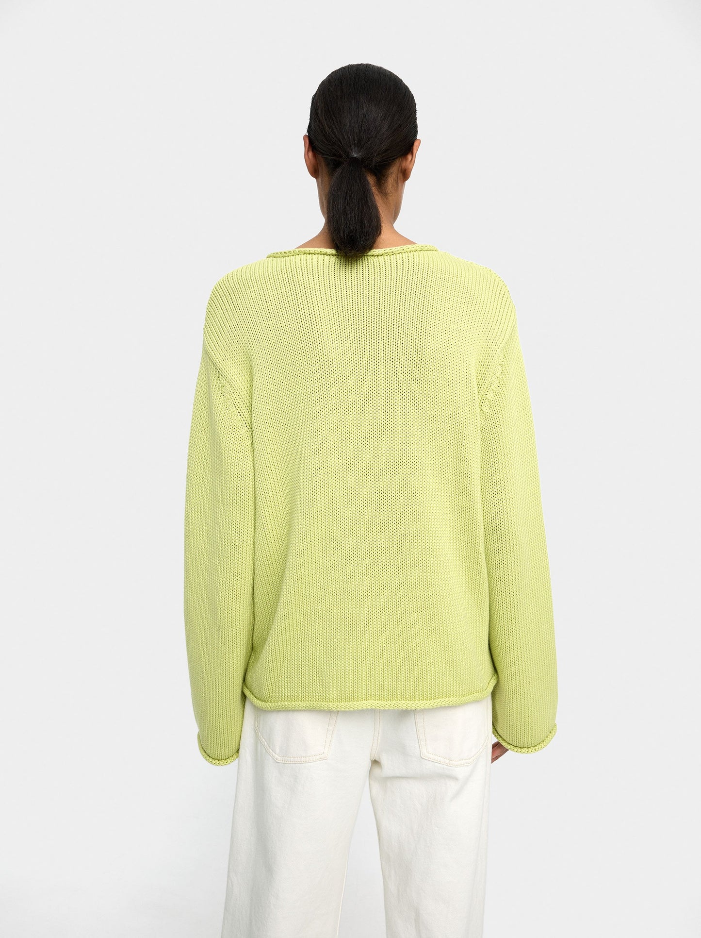 100% Cotton Mesh Knit Sweater