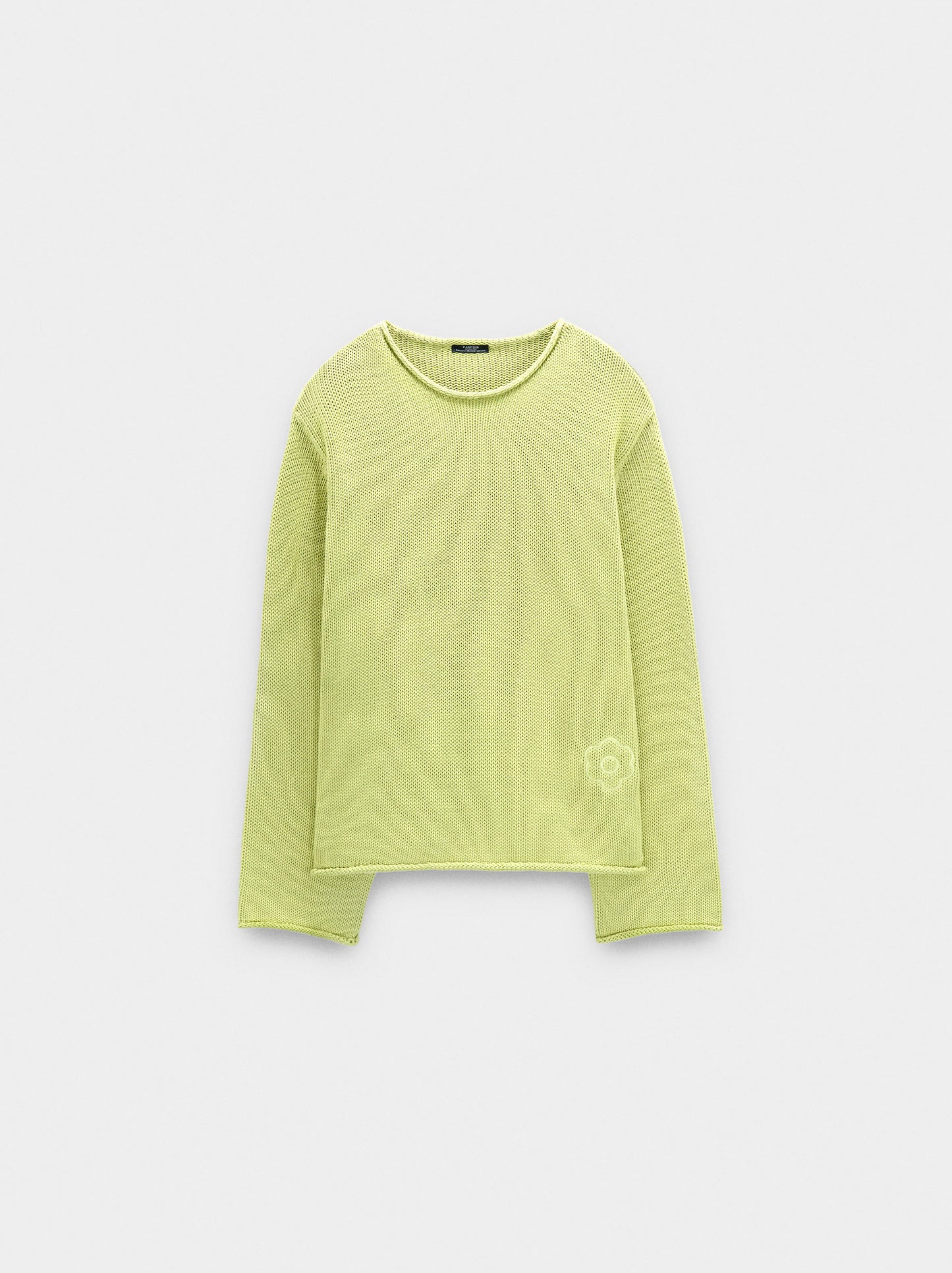 100% Cotton Mesh Knit Sweater