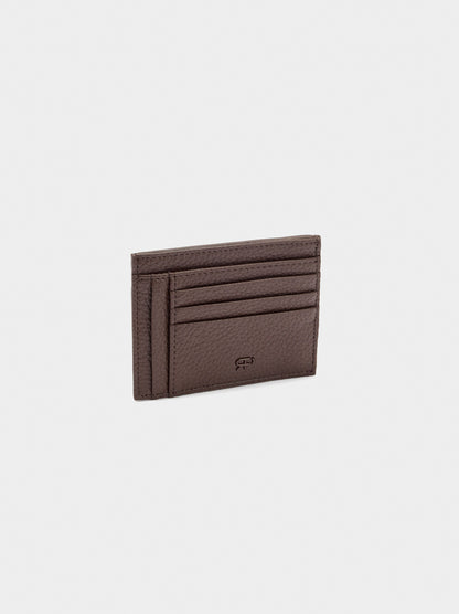 Card Holder With Leather Details