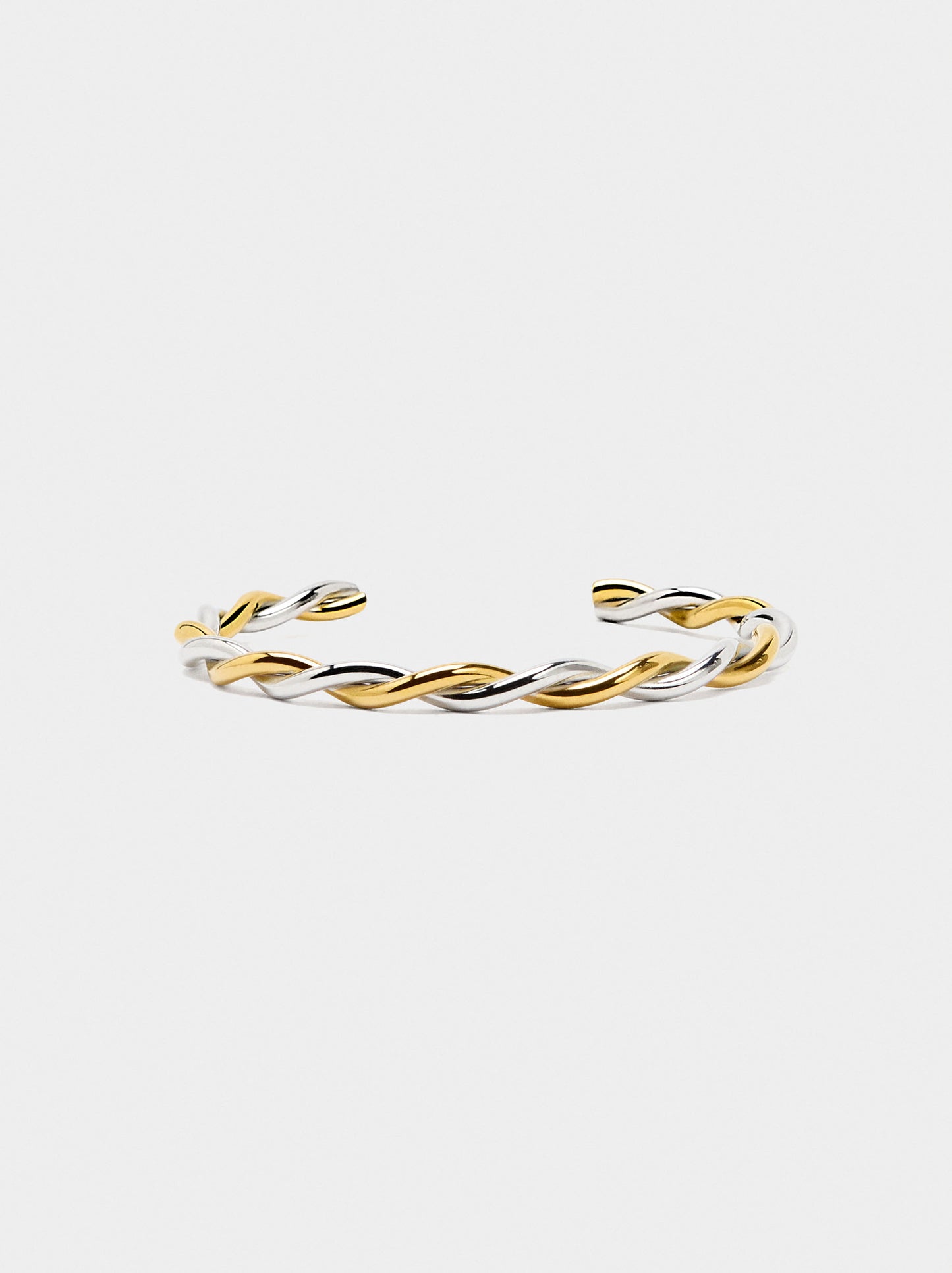 Bicolor Intertwined Bracelet - Stainless Steel