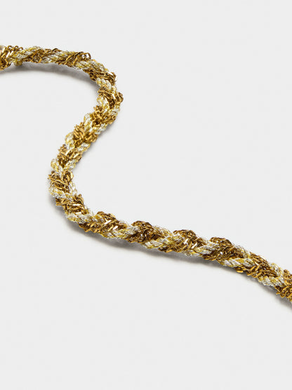 Intertwined Bracelet With Links And Cord