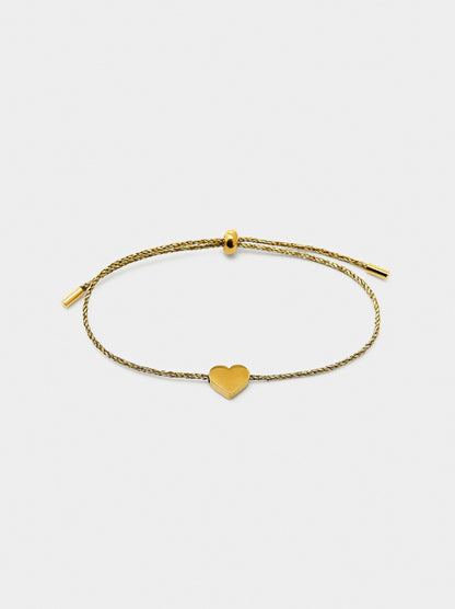 Adjustable Bracelet With Heart