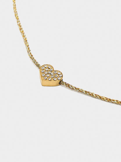 Adjustable Bracelet With Heart