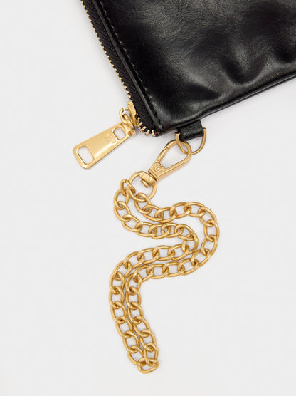 Multi-Purpose Pouch With Cracked Effect