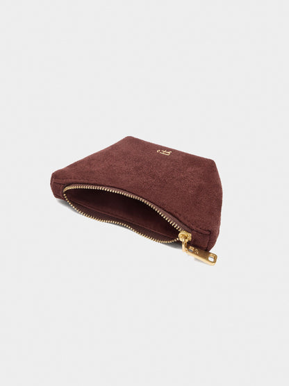 Coin Purse With Leather-Effect