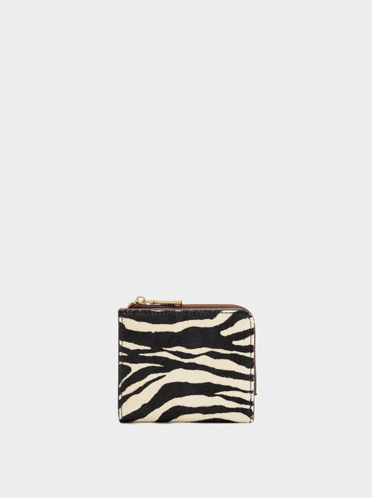 Contrast Leather Wallet S