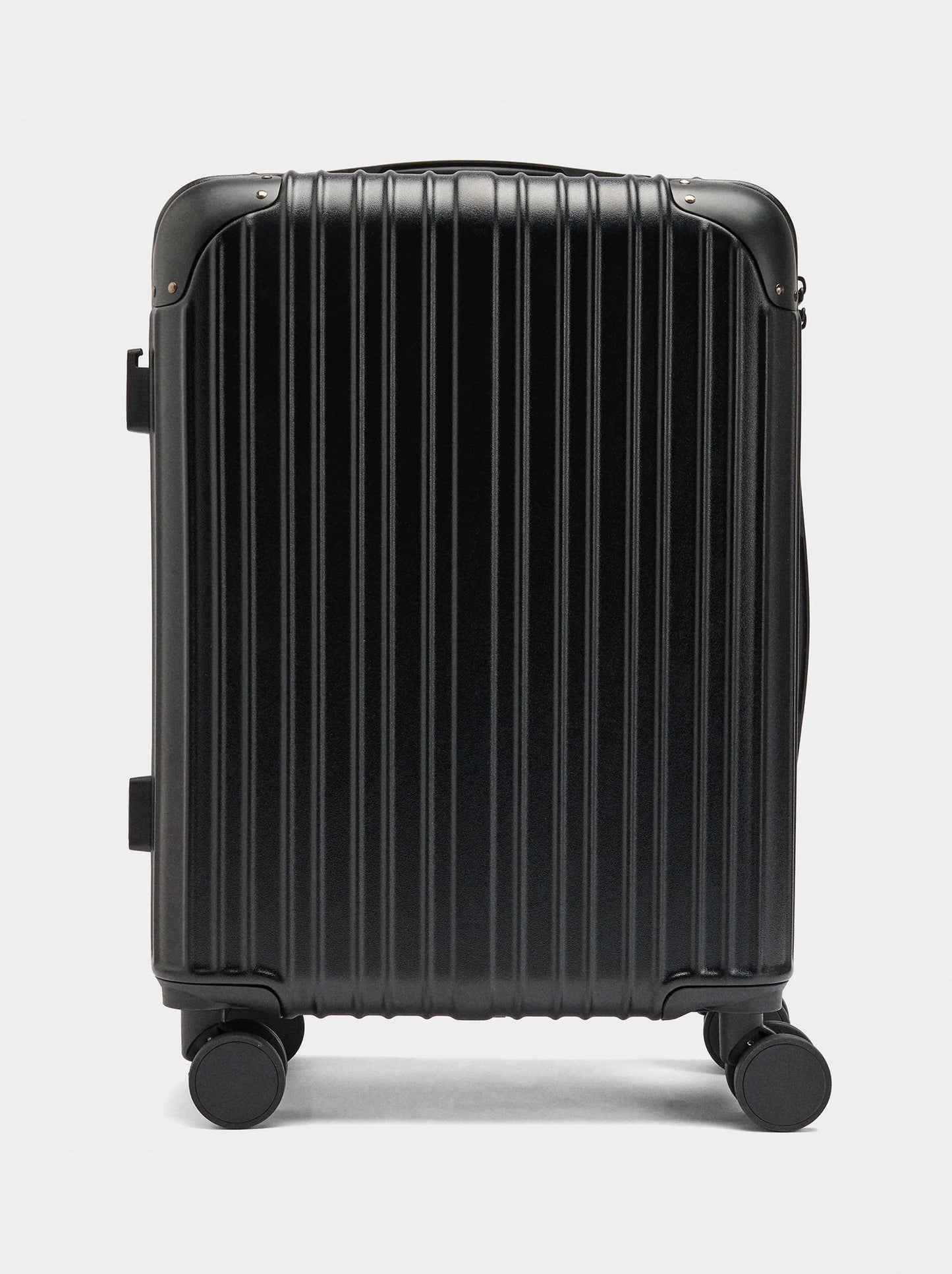 Striped Travel Suitcase