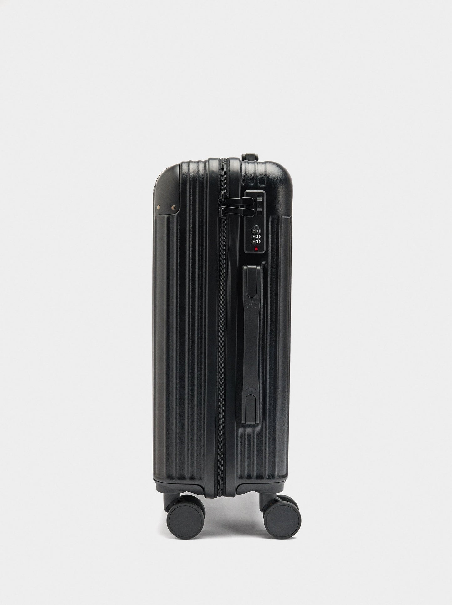 Striped Travel Suitcase