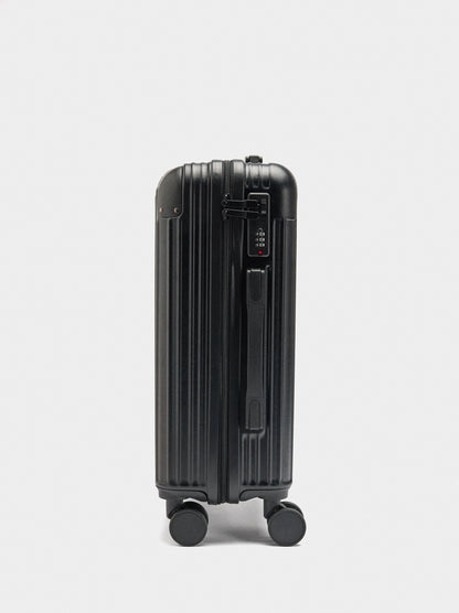 Striped Travel Suitcase