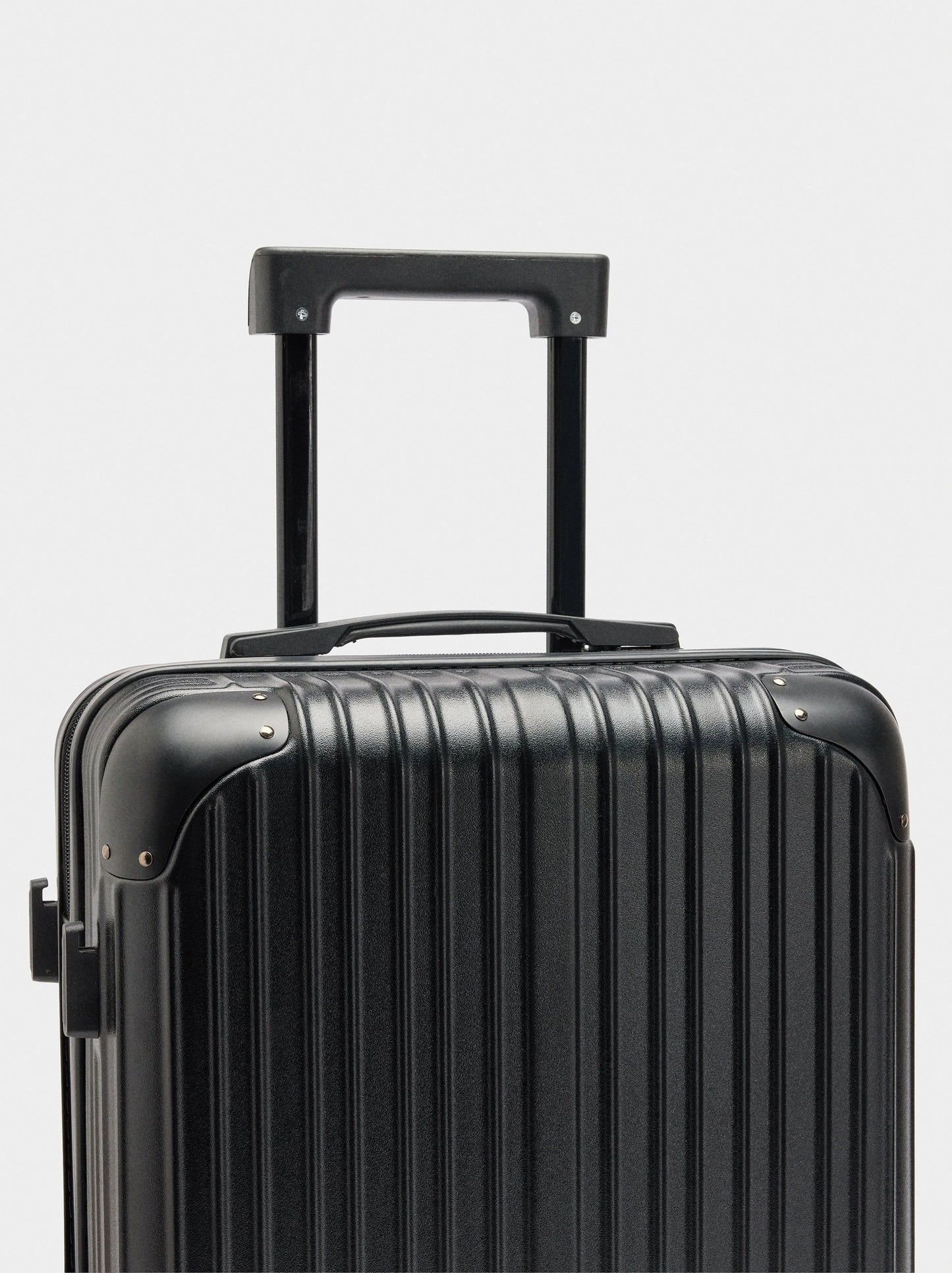 Striped Travel Suitcase