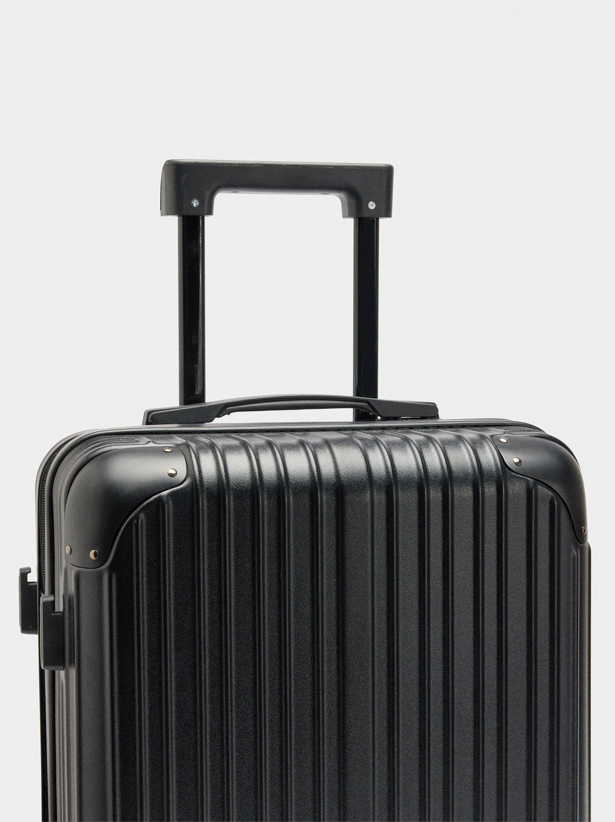 Striped Travel Suitcase