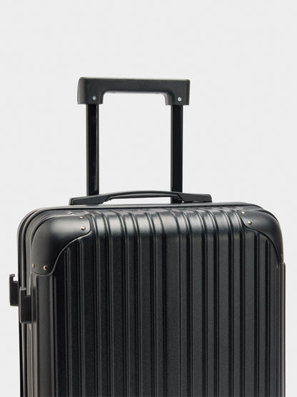 Striped Travel Suitcase
