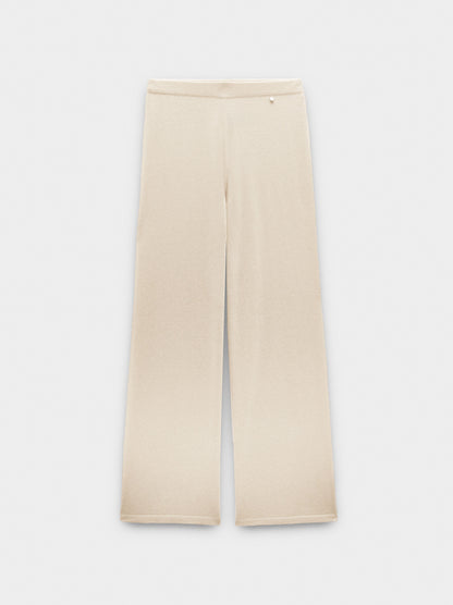 Mesh Knit Trousers With A Wool Blend
