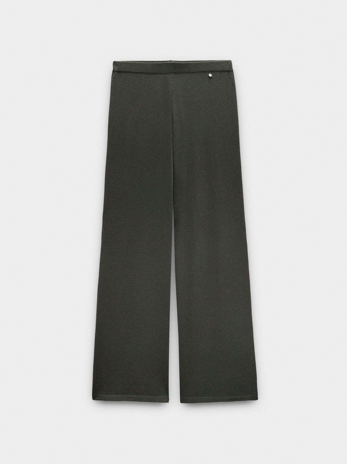 Mesh Knit Trousers With A Wool Blend