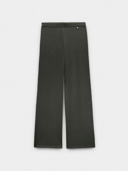 Mesh Knit Trousers With A Wool Blend