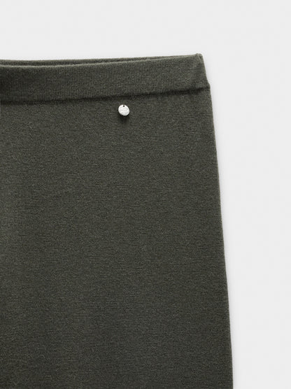 Mesh Knit Trousers With A Wool Blend