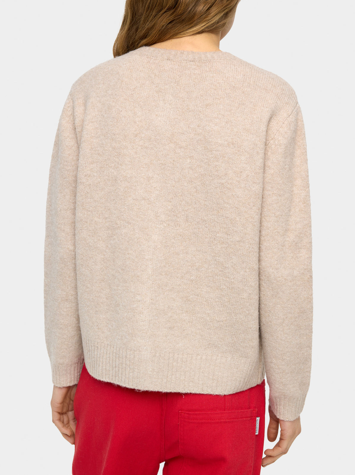 Jacquard Knit Floral Cardigan