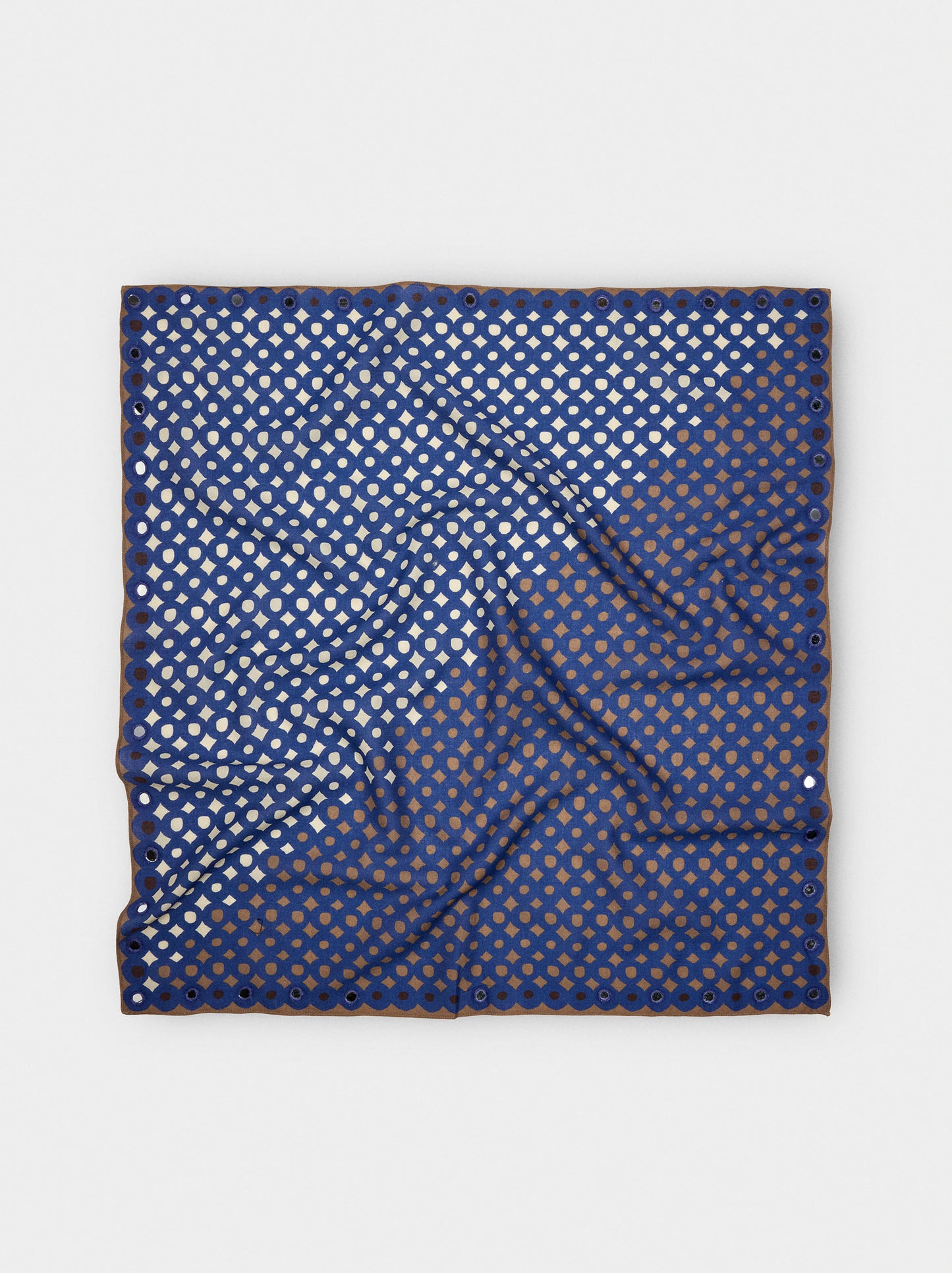Square Printed Cotton Scarf