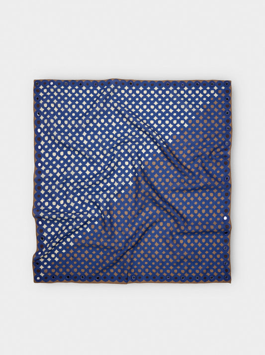 Square Printed Cotton Scarf