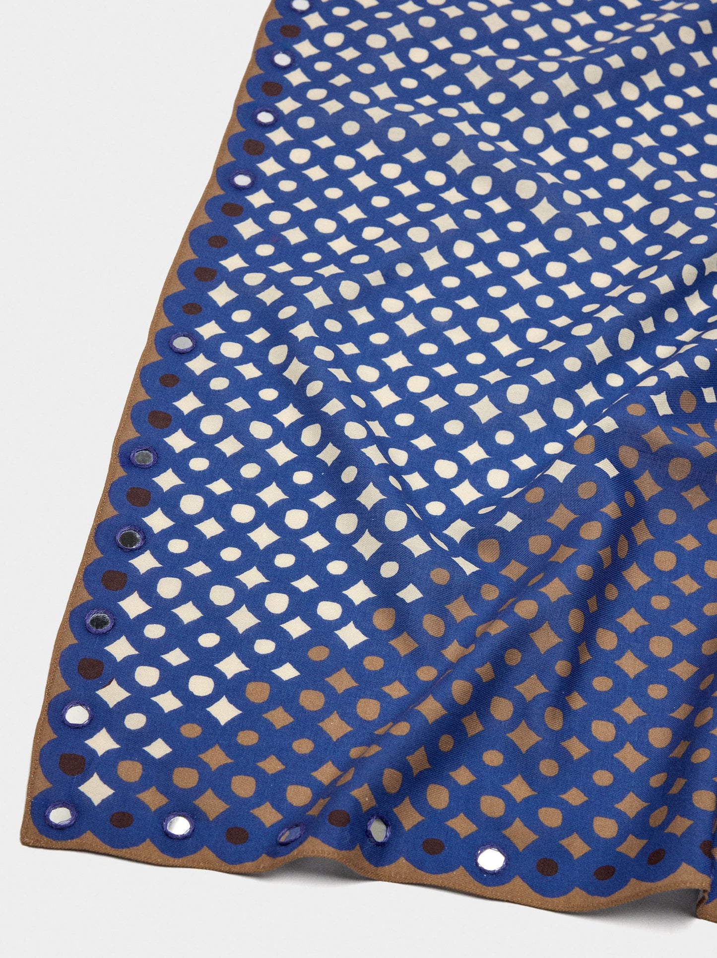 Square Printed Cotton Scarf