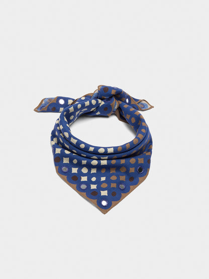Square Printed Cotton Scarf