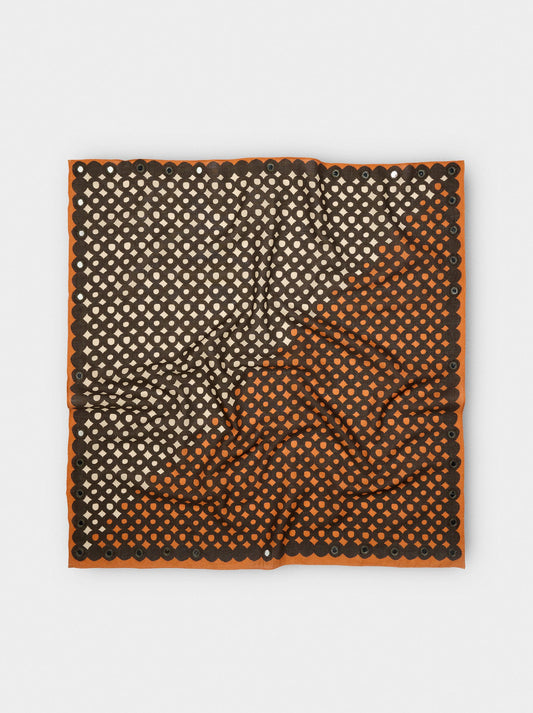 Square Printed Cotton Scarf