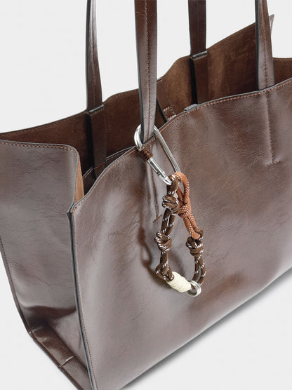 Shopper Bag With Pendant