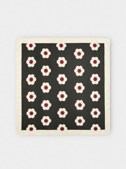 Satin Square Printed Scarf