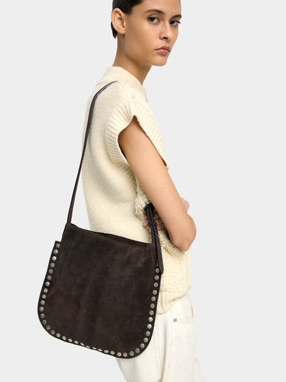 Leather Crossbody Bag With Studs