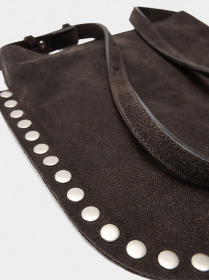 Leather Crossbody Bag With Studs