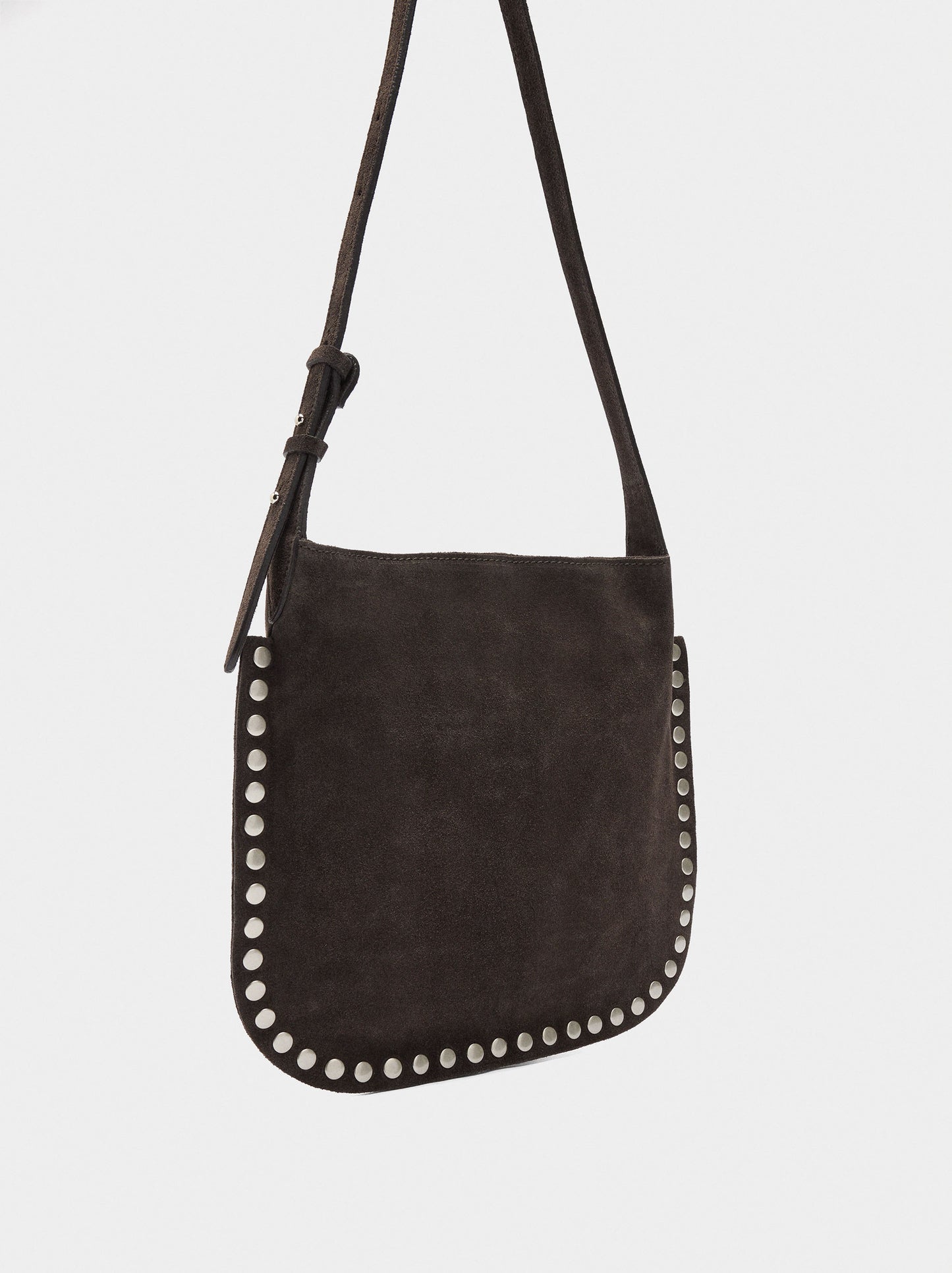Leather Crossbody Bag With Studs