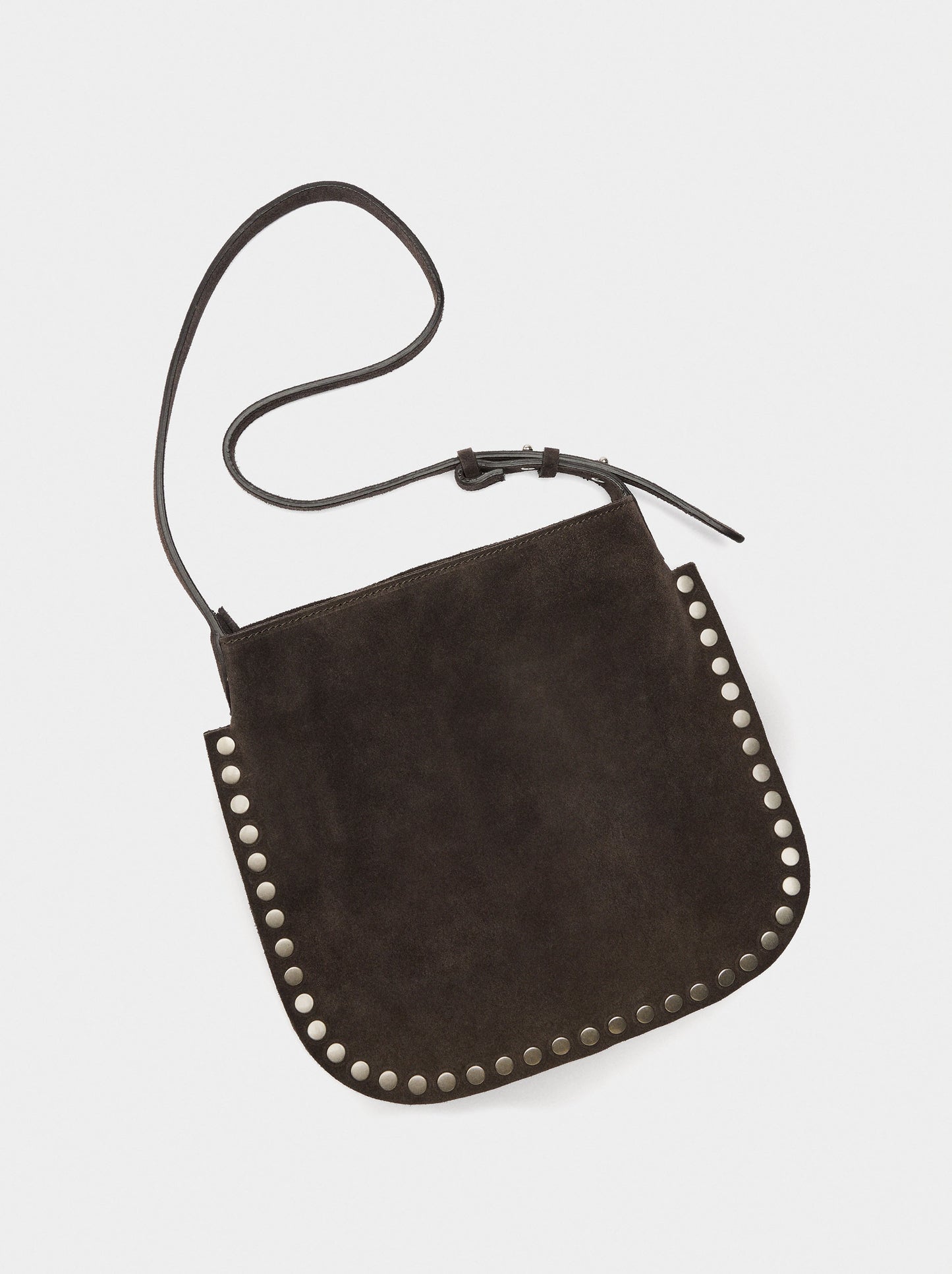 Leather Crossbody Bag With Studs