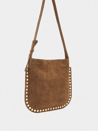 Leather Crossbody Bag With Studs