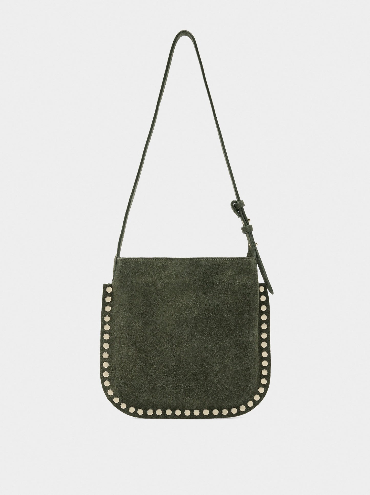 Leather Crossbody Bag With Studs