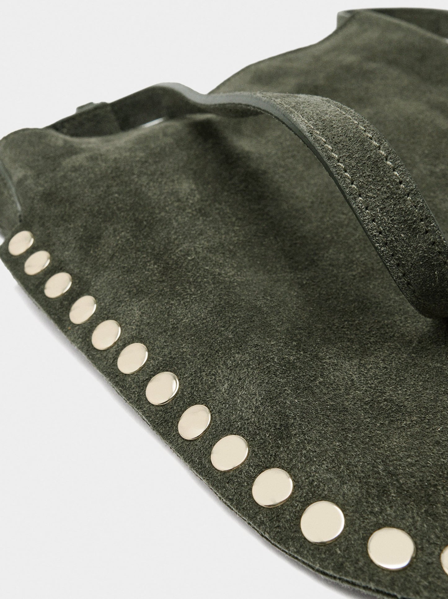 Leather Crossbody Bag With Studs