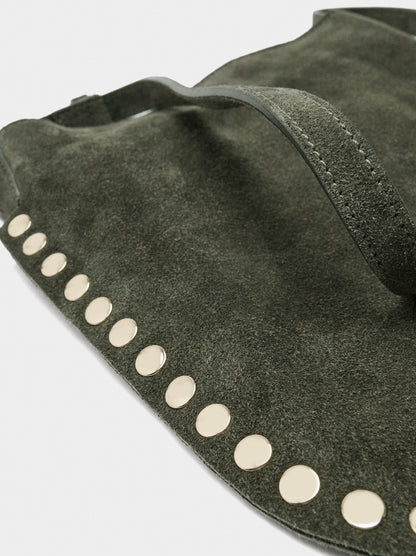 Leather Crossbody Bag With Studs