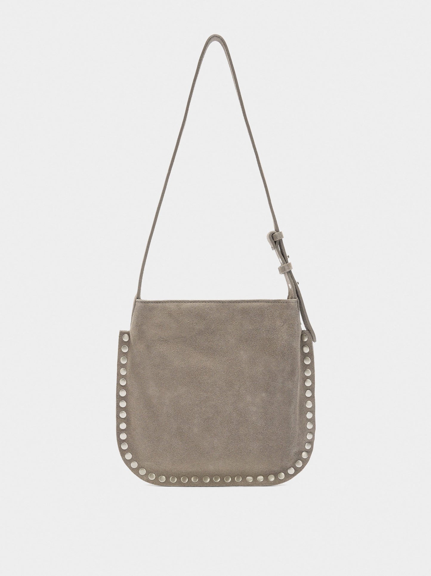 Leather Crossbody Bag With Studs