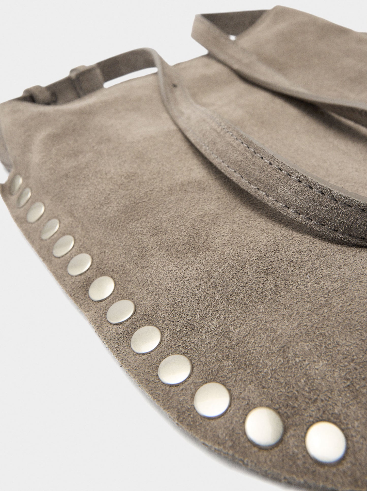 Leather Crossbody Bag With Studs