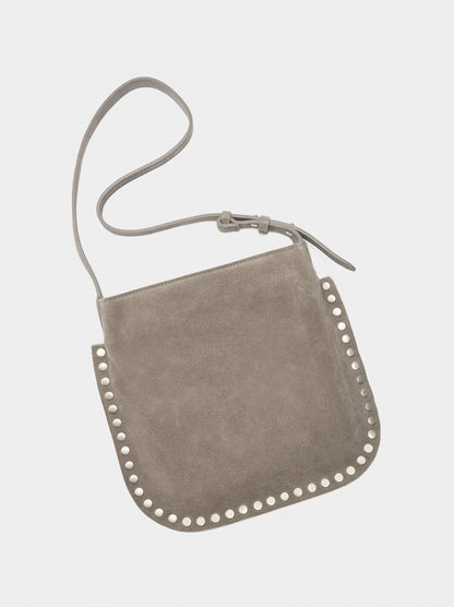 Leather Crossbody Bag With Studs